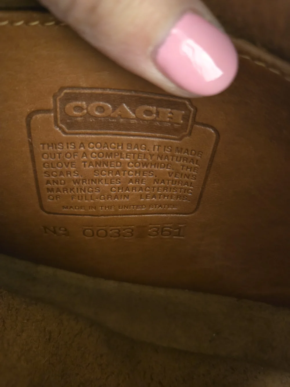 Vintage Coach Pocket Purse "Penny Pocket" 9755 - Picture 7 of 7